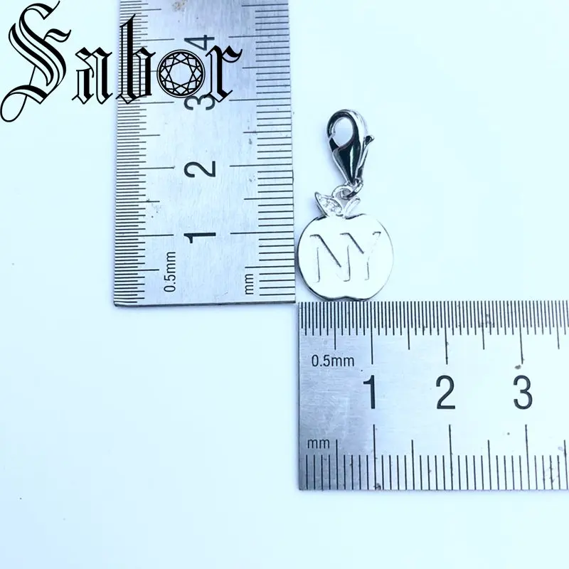 Очаровательная подвеска с большим яблоком модные ювелирные изделия трендовый