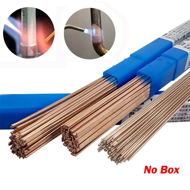 

5/10/20Pcs 1.0/2.0mm*500mm Brass Welding Rod Welding Wire Bronze Electrode Soldering Rod No Need Solder Powder Welding Rod