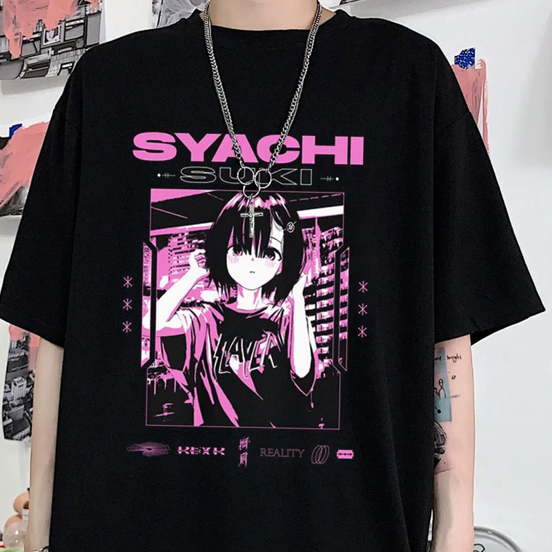 

Женская футболка в стиле Харадзюку, свободная Готическая футболка в стиле панк, Харадзюку, уличная одежда, Y2k, на лето