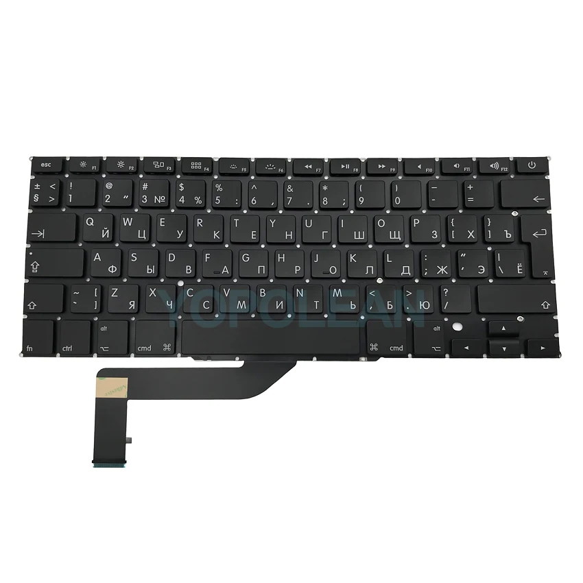 Новая русская клавиатура для Macbook Pro Retina 15 дюймов A1398 2012 2013 2014 2015 | Компьютеры и офис