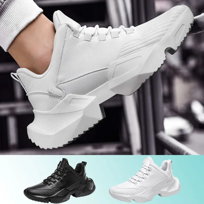 

Men Sports Shoes Chunky Sneakers Sport Shoes Men 2021 Men Running Shoes Men's Sports Wear Athletic Brands Lightweight Stylish 8E