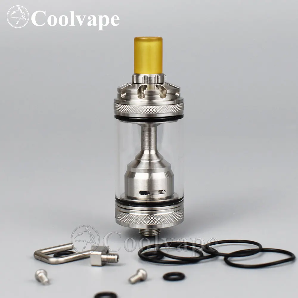 

Newest Millennium MTL RTA 22mm tank 4ml Single Coil rebuildable e cig atomizer Fit 510 thread Electronic Cigarette Mod