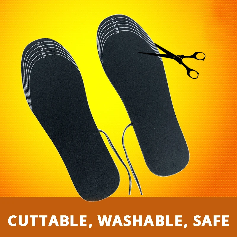 Мотоциклетные ботинки с подогревом Стелька USB для ног зимняя стельки носков