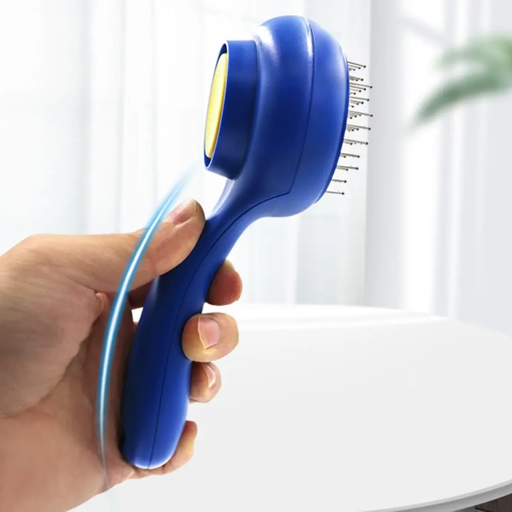 

Dog Hair Removal Comb Grooming Cats Comb Pet Products Cat Flea Comb Pet Comb for Dogs Grooming Toll Automatic Hair Brush Trimmer
