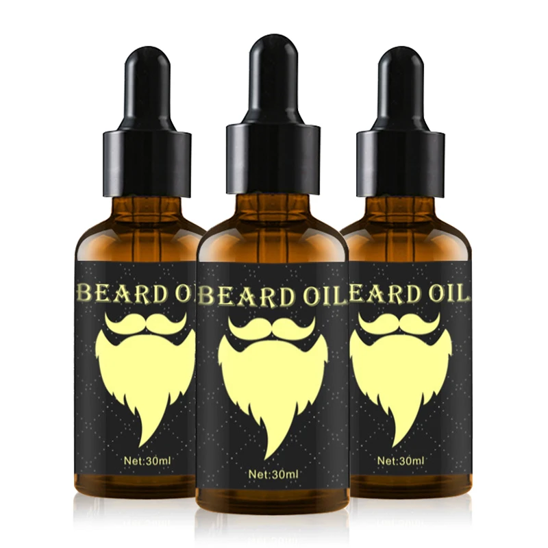

100%Natural Accelerate Facial Hair Grow Beard Essential Oil Hair And Beard Growth Oil Men Beard Grooming Products 30ML TSLM2