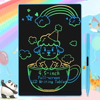 aroruas colorful full screen 9 5inch doodle board drawing tablet erasable reusable earlyeducational learning toys for boysgirls