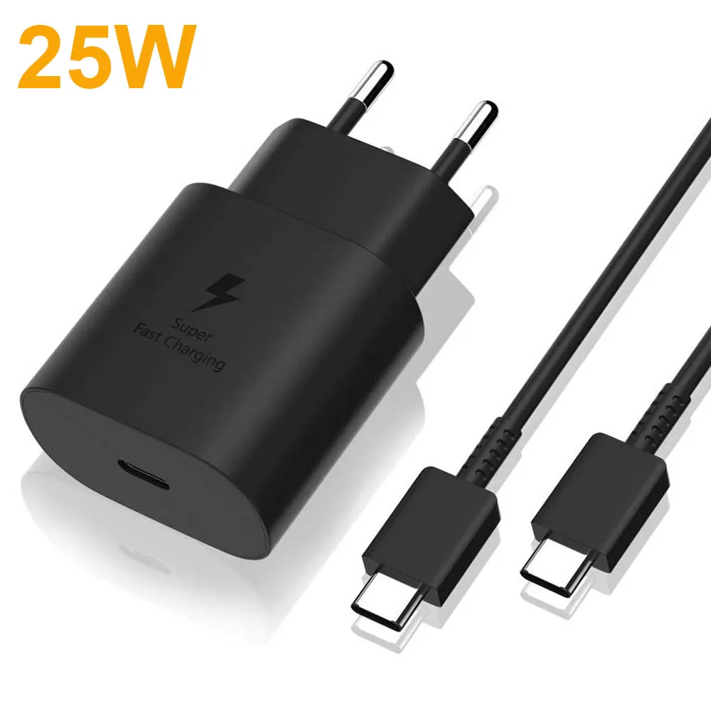 

Original EP-TA800 EU 25W PD Super Fast Charger USB C Type C Travel Quick Charging Adapter for GALAXY Note10 10+ S10 5G XIAO MI9