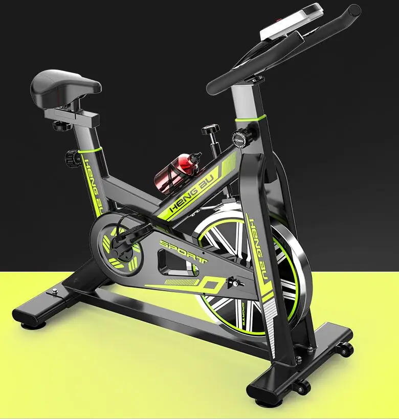 Вращающийся велосипед домашний велотренажер бесшумное фитнес оборудование
