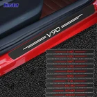 4 шт., наклейки из углеродного волокна для Volvo S60 XC90 V40 V50 V60 V70 S80 S90 V90 C30 C70 XC70 XC60 XC40 AWD T6