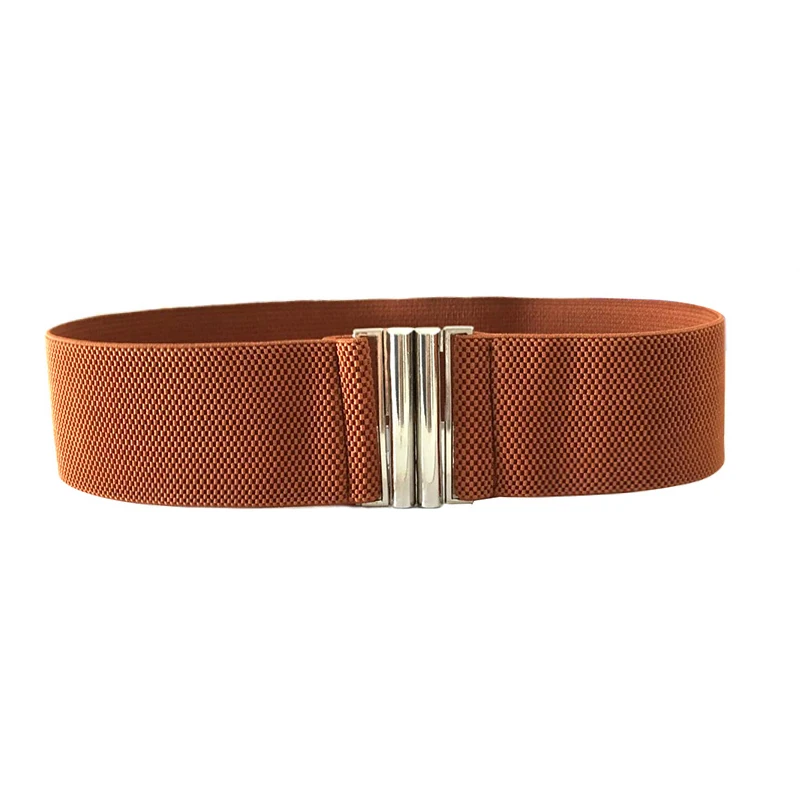 Style 2 Camel Хит, дизайнерские ремни для женщин, золотой, серебряный, брендовый пояс, стильный, эластичный, ceinture femme, 5 цветов, ремень, женская одежда, аксессуар - Цвет: Style 2 Camel