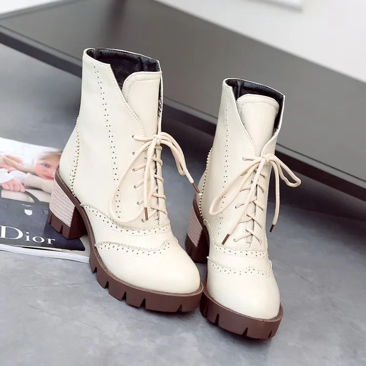 Сапоги большого размера женская обувь Ботинки martin для женщин женские ботинки