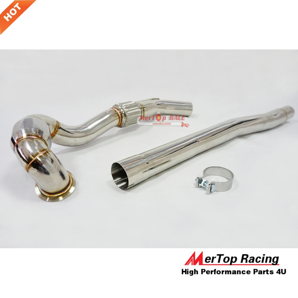 MERTOP RACE 3 ''Turbo труба из нержавеющей стали для A3 S3 8V TT / GO LF MK7 R 2 0 T с 200cell cat 2014