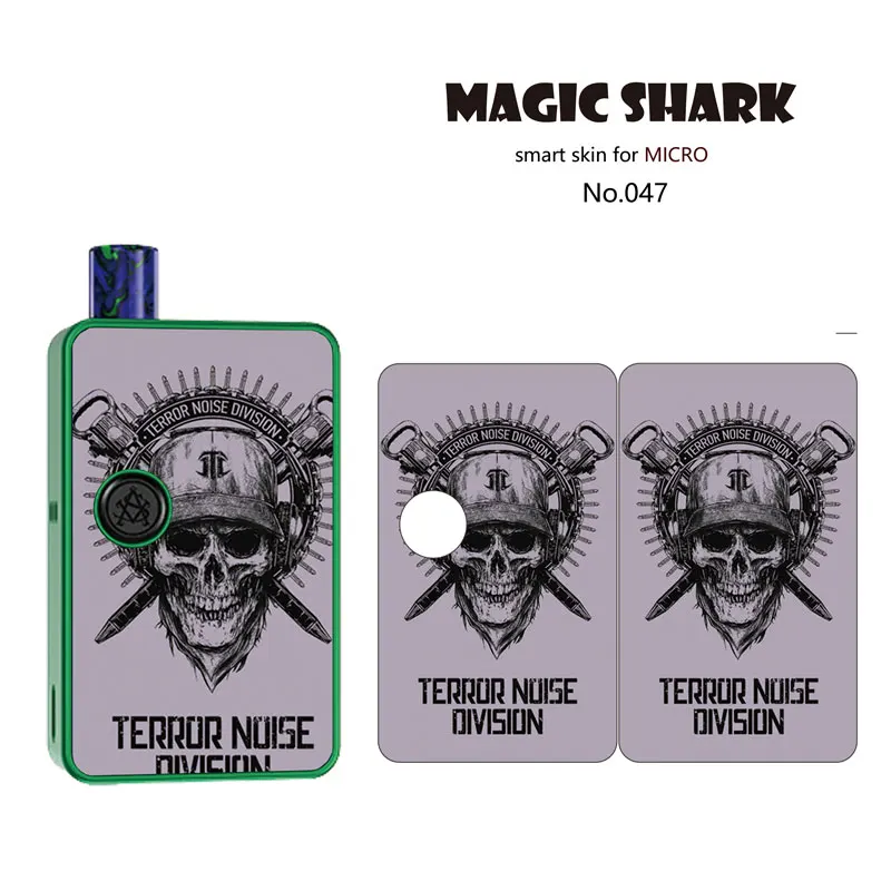 Волшебная Акула череп мотоцикл злой панк 2.5D стерео ПВХ стикер чехол Обложка