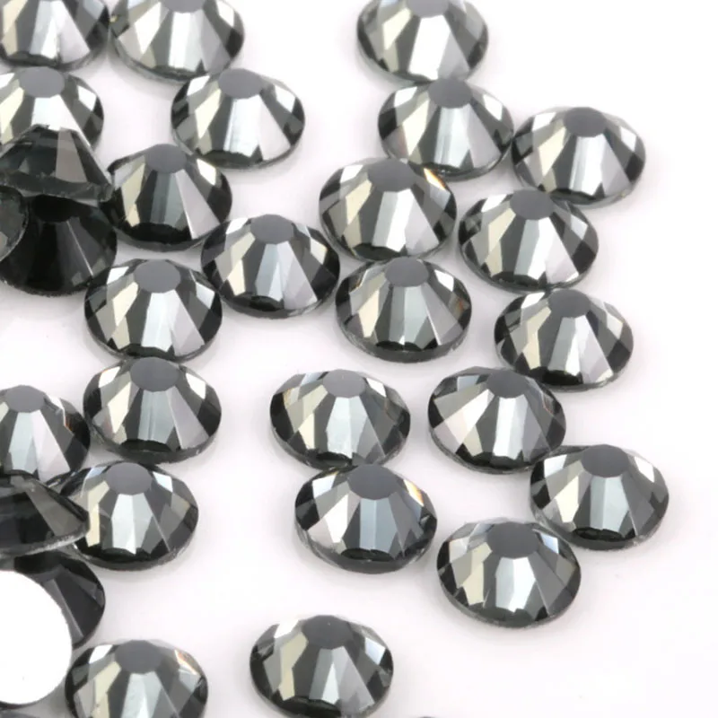 Искусственные камни Стразы для ногтей стеклянные 3D украшения плоские