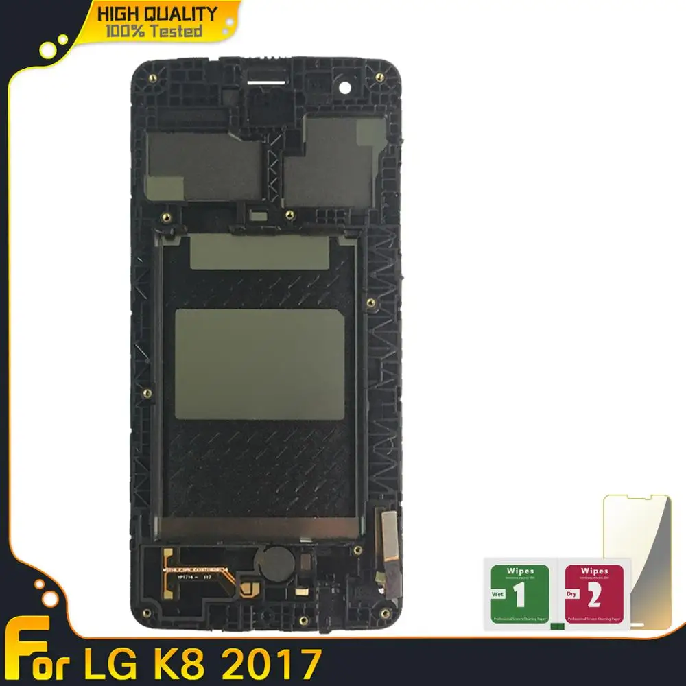 100% протестированные рабочие Новые запасные части LCD s дисплей для LG K8 2018 с рамкой