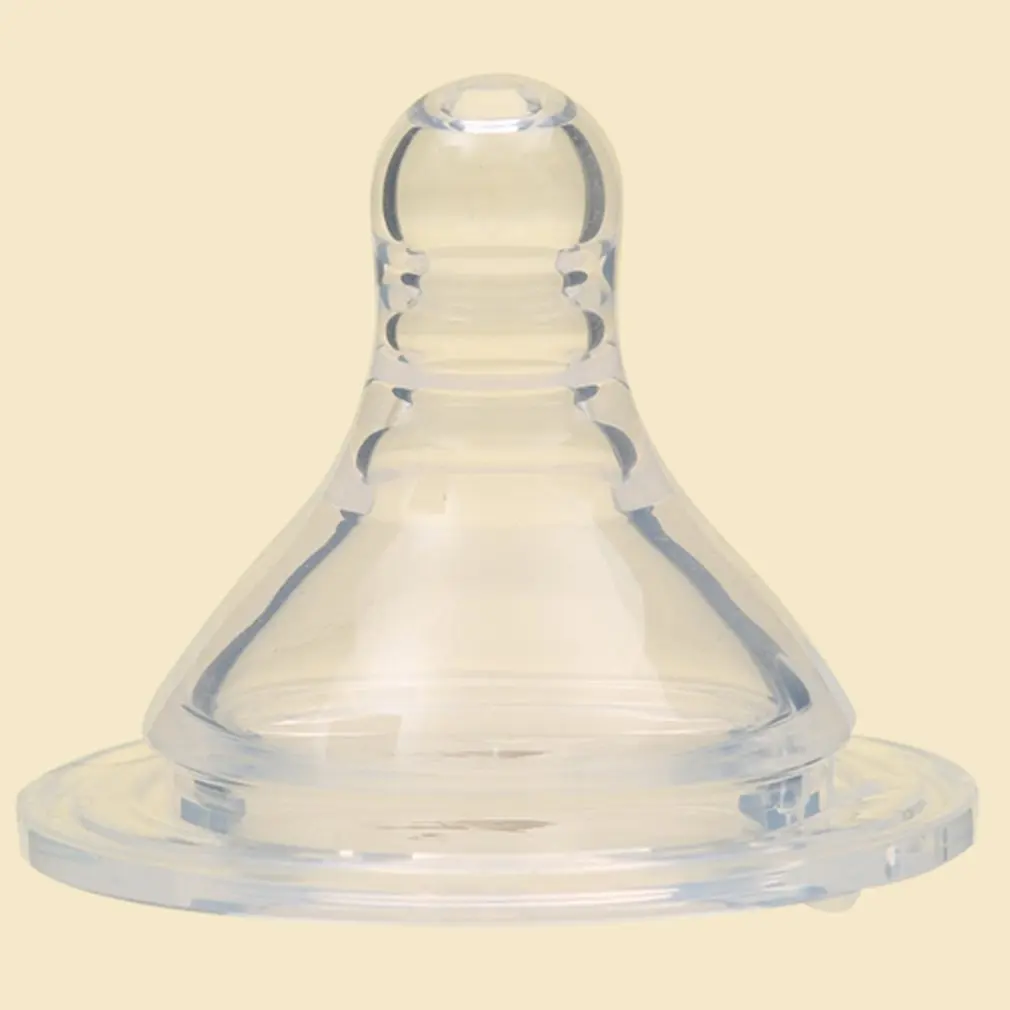 Детская прозрачная соска для кормления грудью силиконовая широкая различных