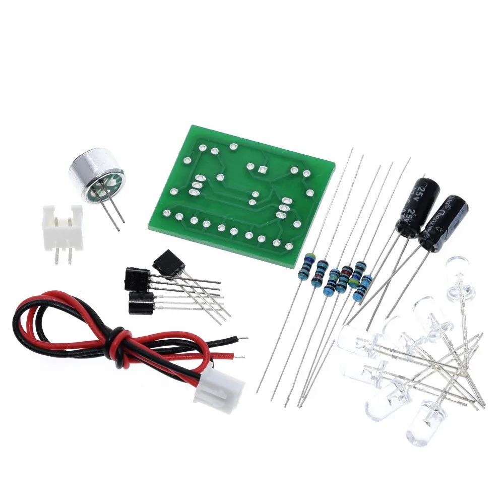 Звуковое управление светодиодная мелодия лампа комплекты для производства