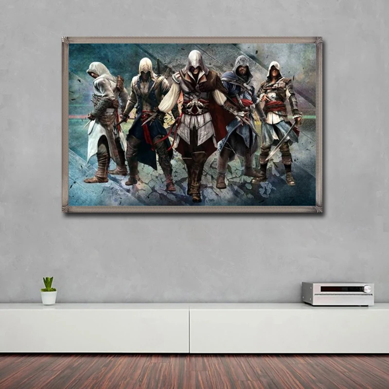 5D алмазная картина вышивка assassin creed крестиком фото мозаика жемчуг Рождественское