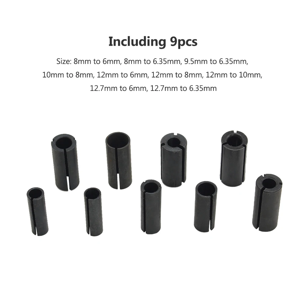 9 шт. фреза конвертер ПАТРОН для вырезания гребней и высокая точность адаптер