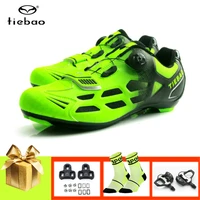 tiebao cycling shoes road men women breathable self locking cycling sneakers non slip sole superstar riding road bike shoes