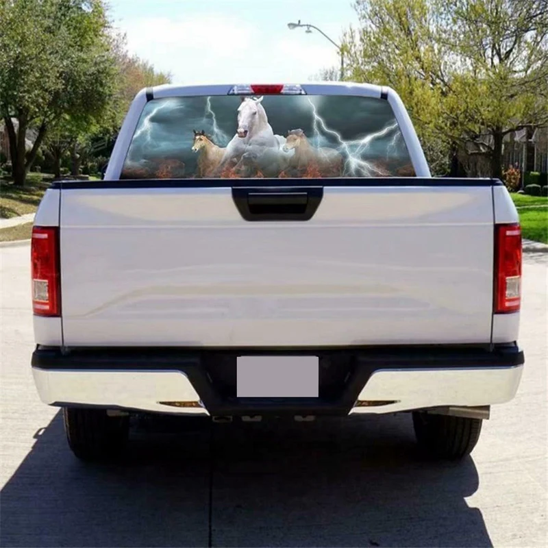 Лошади скачущей лошади для грузовик Джип кроссовер пикап 3D заднее стекло