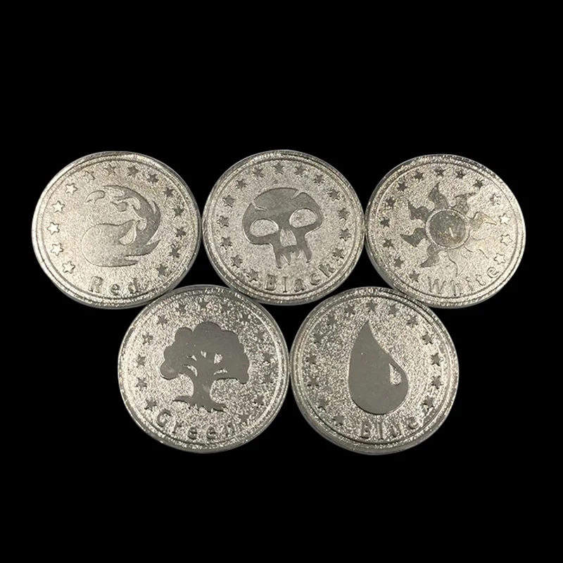 Волшебные 5 Мана мощные монеты. Монеты мгт для подсчета жизни или коллекции