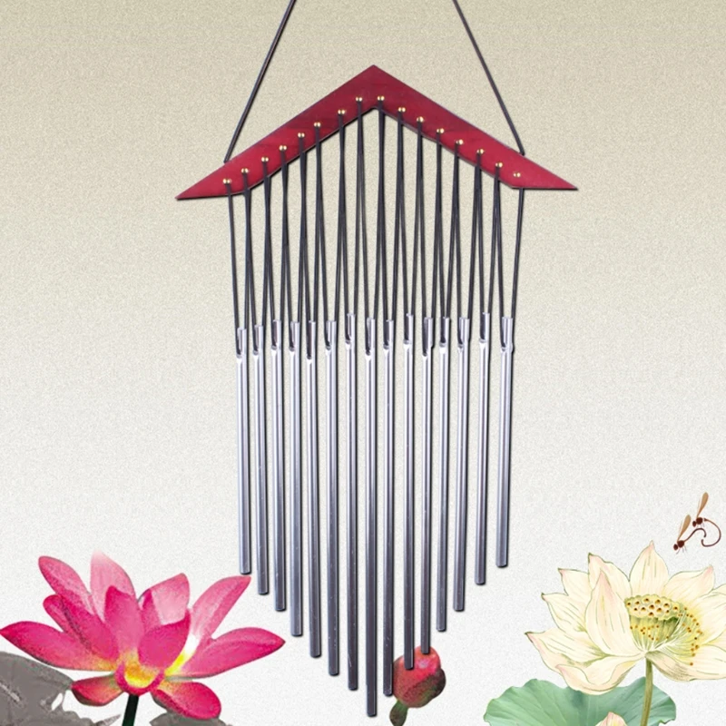 

Log Metal Super Multi-Pipe Wind Chimes Simple Design Ornament Wall Hanging Decor 57BB