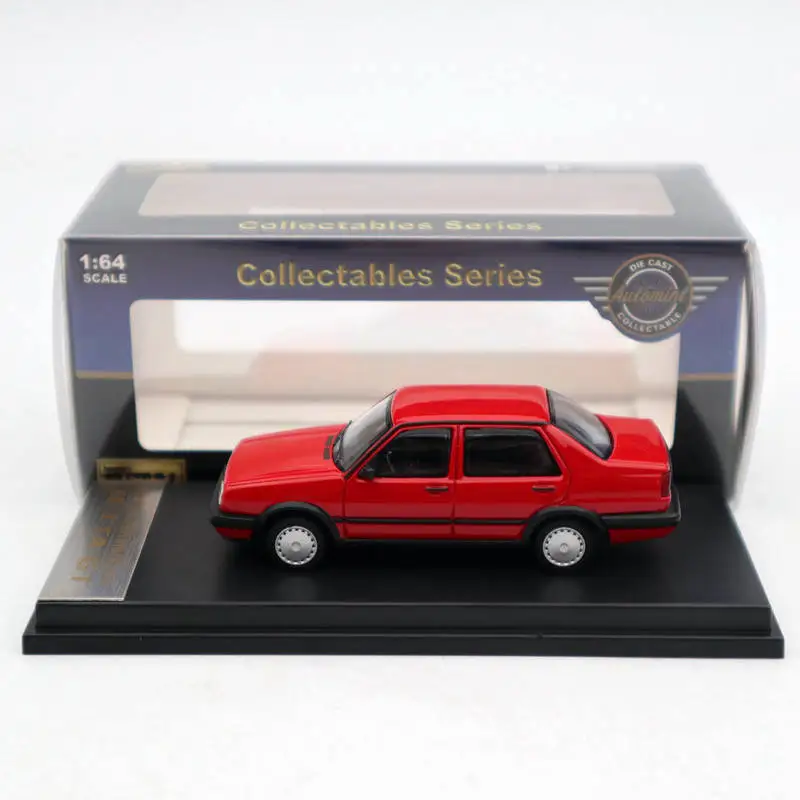 1:64 Automint Jetta GT литой металл ограниченная серия красные игрушечные машинки| |