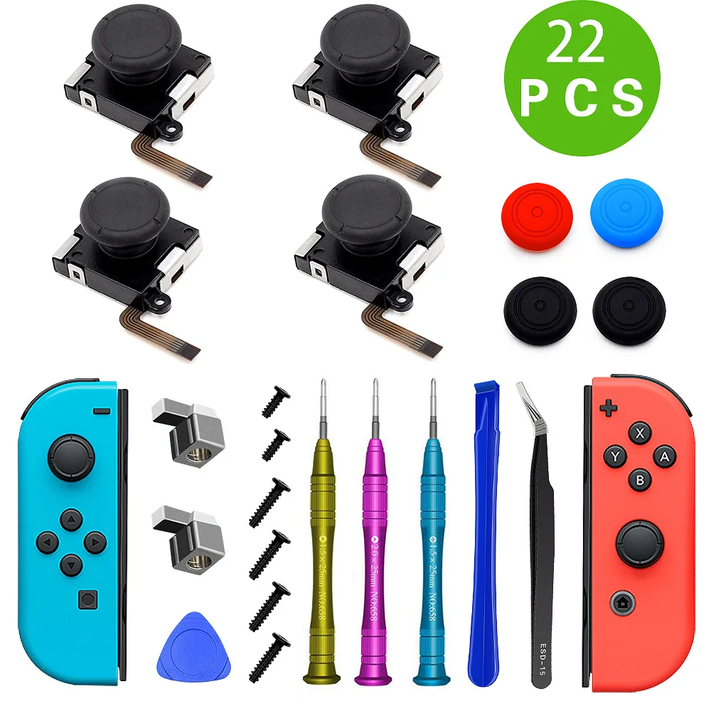 3D Аналоговый джойстик Joy con сменный геймпад Стик для Nintendo Switch NS Joystic JoyCon