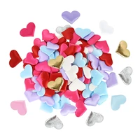100pcs heart shaped confetti throwing petals wedding decoration mariage room decor sponge heart gift box filler wedding supplies