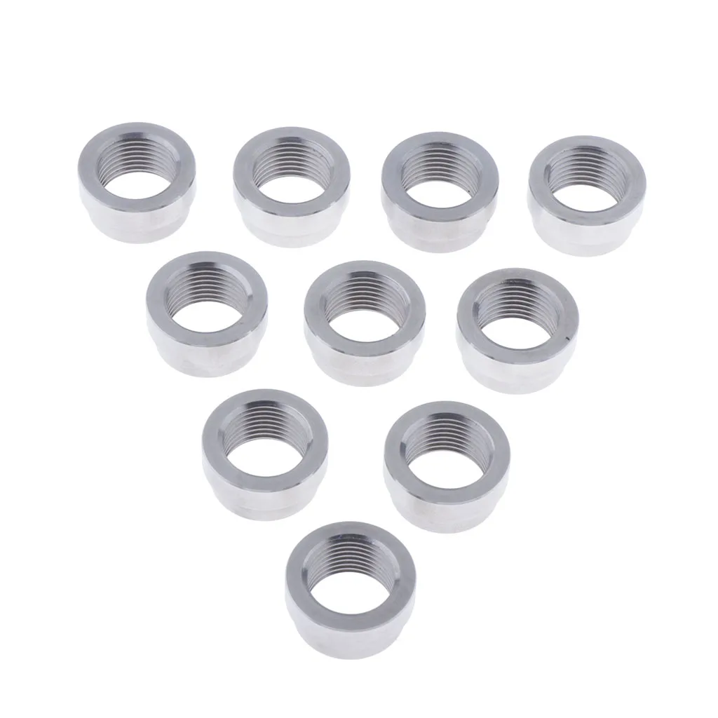 

10 Pcs. M18x1.5 Stainless Steel Threaded Socket Welded Thread Nuts For Lambda