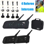 Переговорное устройство для 4-х пользователей, полнодуплексное переговорное устройство с Bluetooth, гарнитурой 1200 м, V4C, Vnetphone, V6C