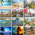 Алмазная 5d картина сделай сам, полный круг, для дома, сада, ландшафта, вышивка крестиком, мозаика с животными, украшение для дома