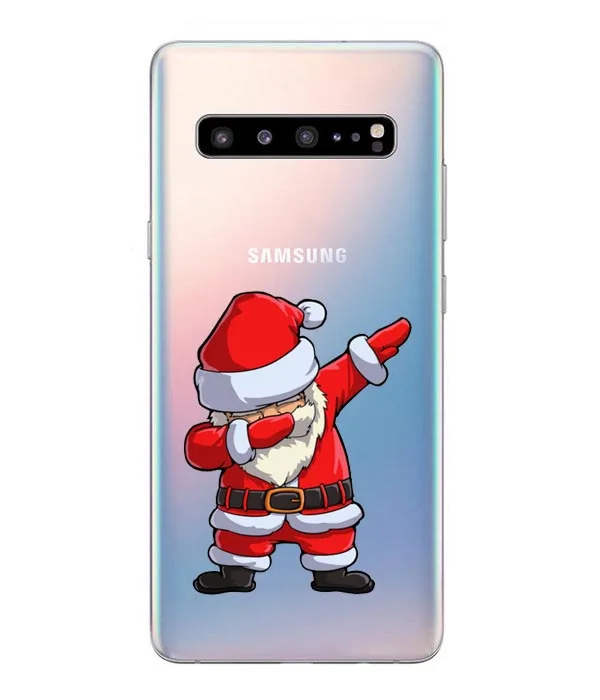 TPU Мультяшный Рождественский чехол для samsung Galaxy S10 Lite S10 Plus, мягкий чехол для телефона с Санта Клаусом для samsung S6 S7 Edge S8 S9 Plus, чехол - Color: TPU