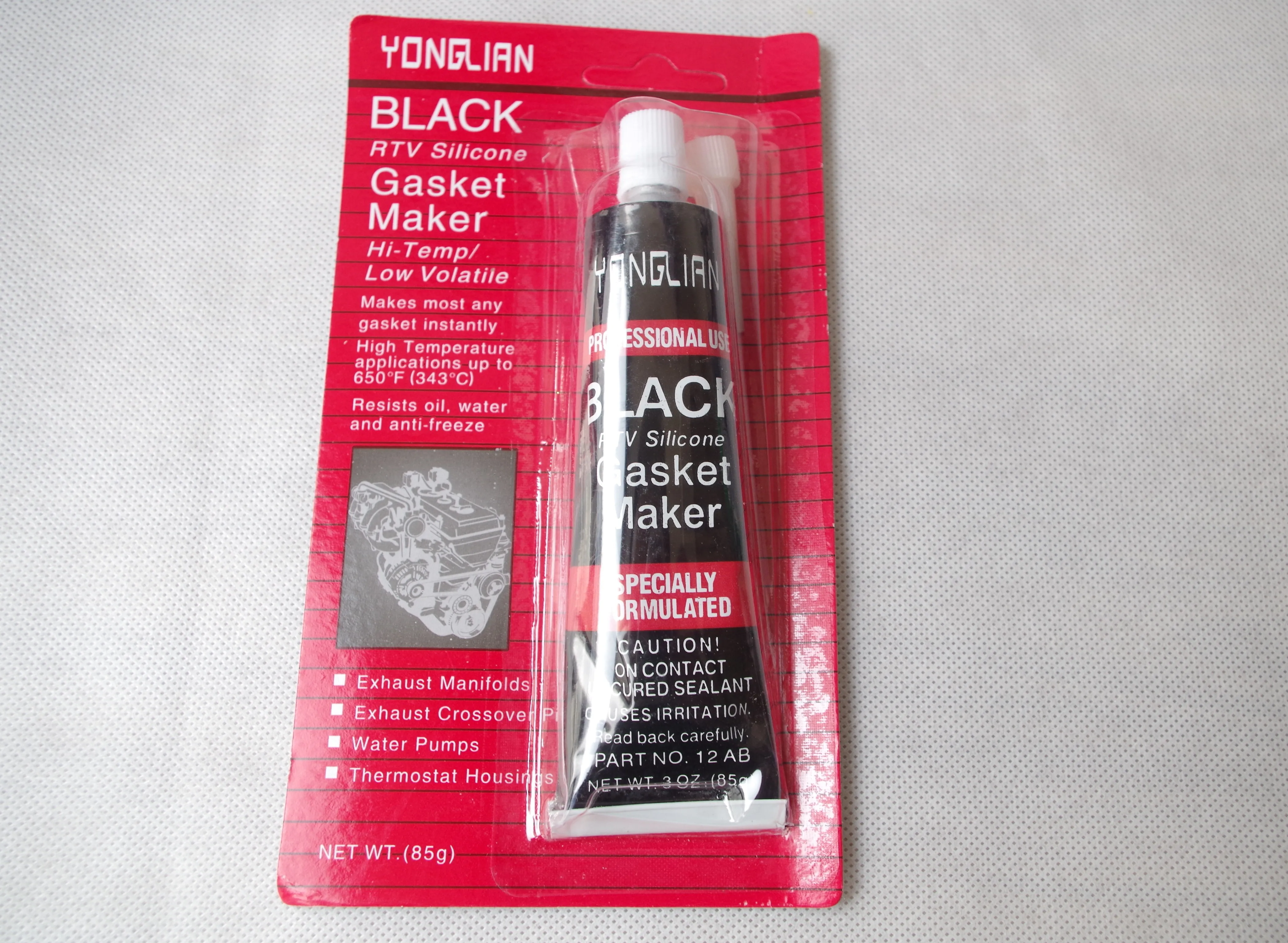 RTV высокая температура красный черный серый цвет Прокладка Производитель 85
