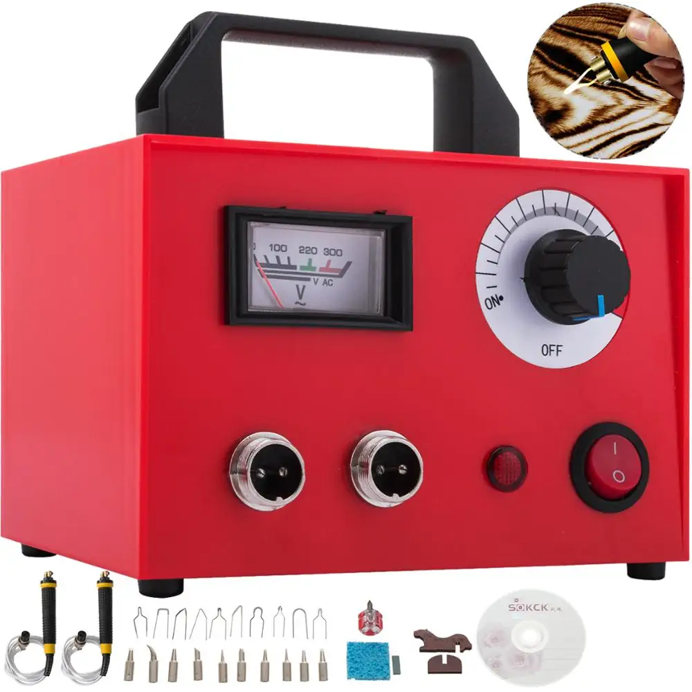 

Pyrography Machine 100W 220V Wood Burning Machine Kit with 20Pcs Burning Tips Pyrography Machine for Wood Burning (100W 20 pen)