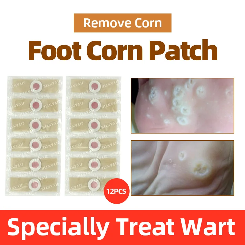 

24 шт., медицинские пластыри для удаления кукурузы на ногах