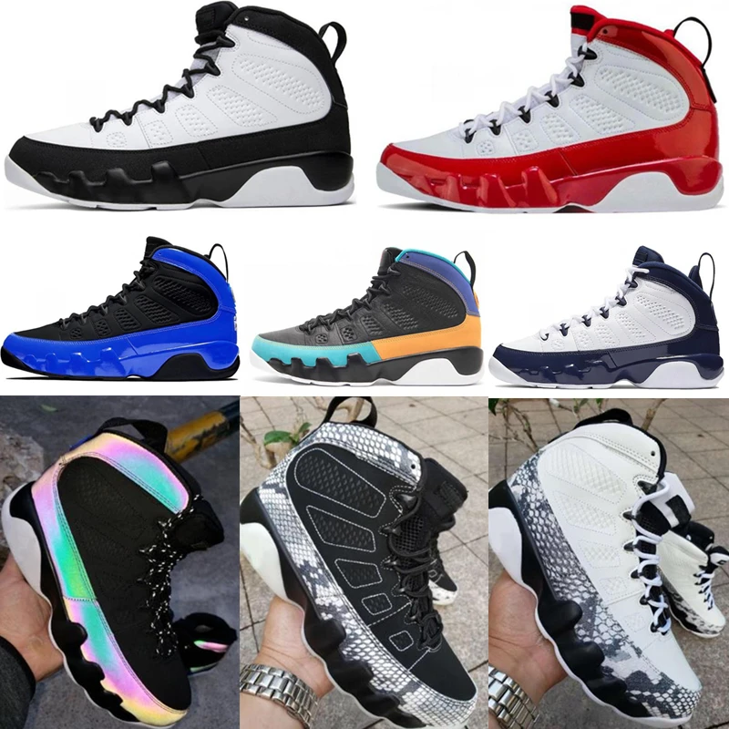 

High Quality 9 9s Basketball Shoes Pearl Racer Blue Gym Red Dream It UNC OG Anthracite Reflective Mens Man Designer Sneakers