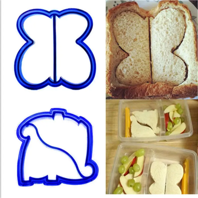 

Sandwich Cutters Mold Crust Cutter Toast Cookie Cutters Baking Bread Presses for Kids Lunch Maker DIY Cute Shape @#E02