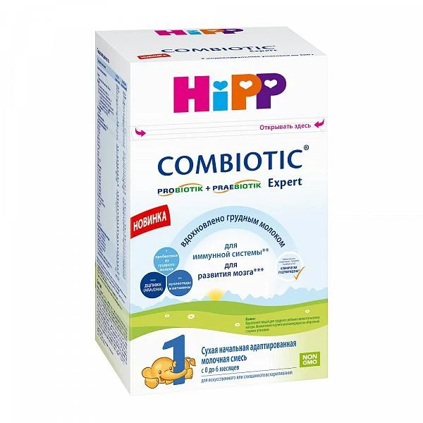Сухая адаптированная молочная смесь Hipp Combiotic Expert 1 600гр |