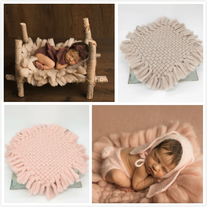 Полнолуние фотографии реквизит одеяла для заднего фона новорожденного ребенка