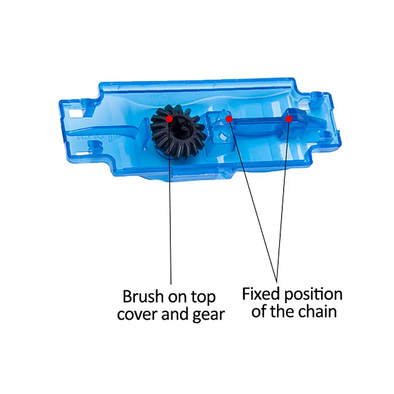 

4PCS Bike Chain Cleaner Clean Machine Brushes Cycling Cleaning Kit Bicycle Brush Maintenance Tool for Mountain, Road, City, BMX