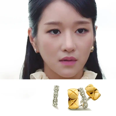 

Seo Yea Ji 2021 fashion adjustable Lovely and sweet Earrings Korean style elegant high quality Retro Unique Stylish Creative