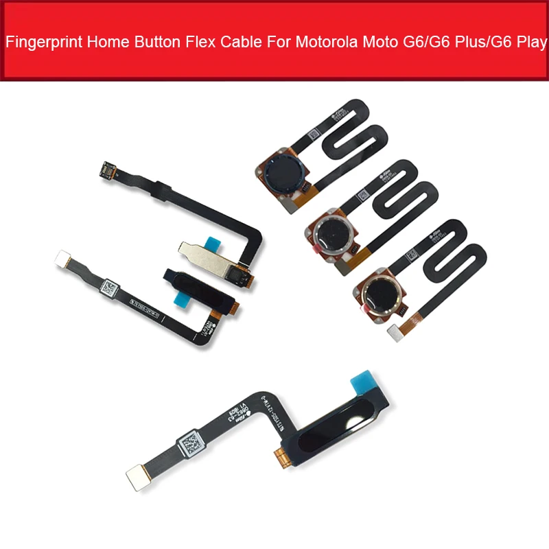 Сканер отпечатков пальцев блокировка сенсорного ID ключ возврата для Motorola Moto G6 Play