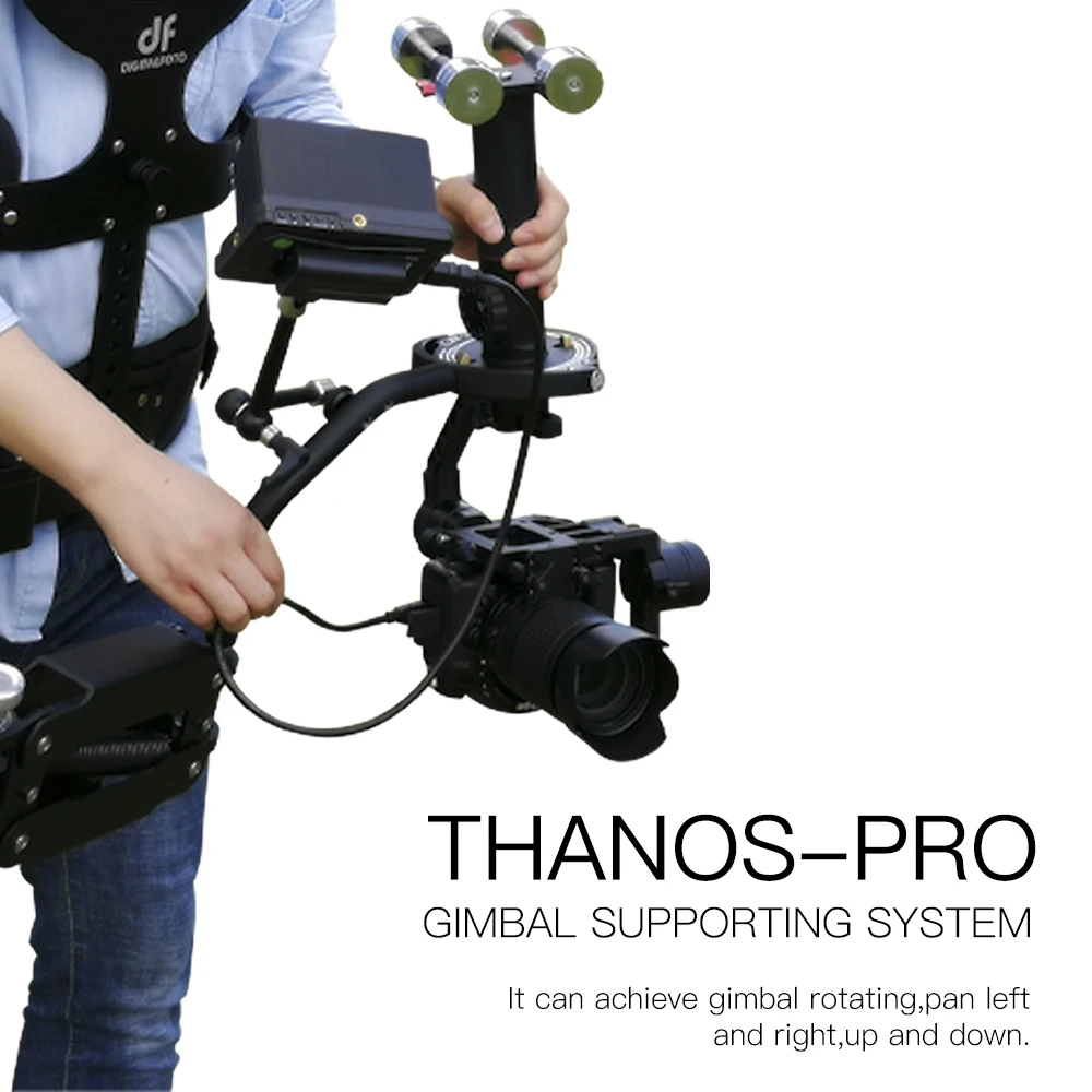 DF DIGITALFOTO THANOS-PRO карданный поддерживающий жилет с осью Z пружинный рычаг для DJI Ronin S Zhiyun Crane 2
