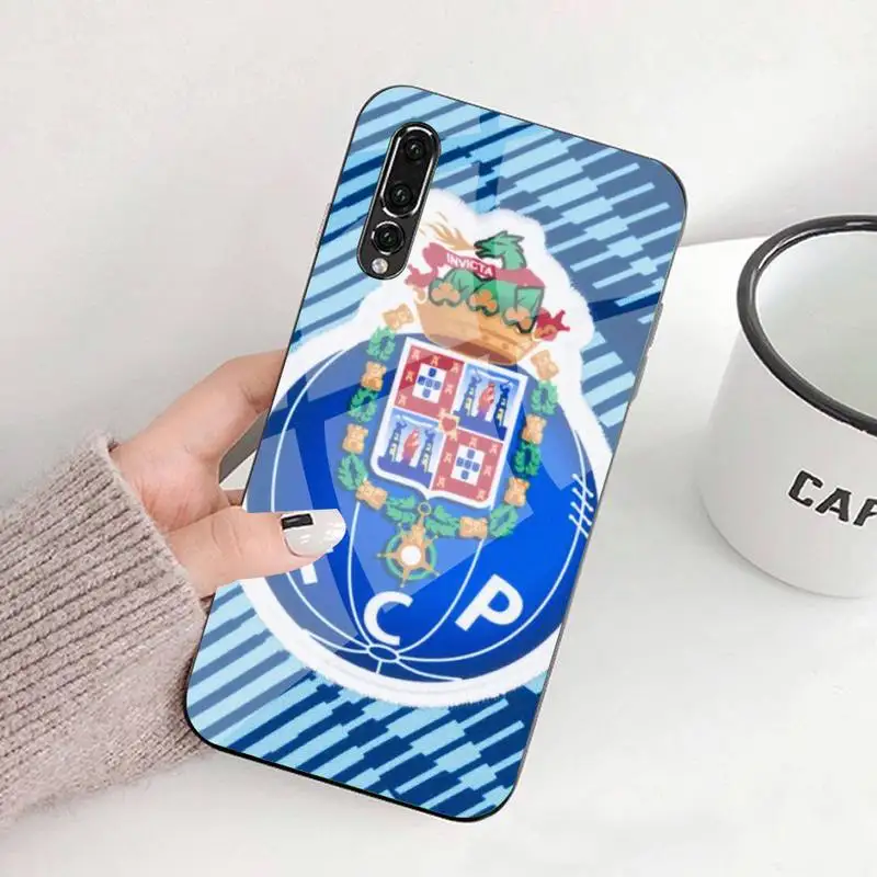 

0 Fcporto Club Logo Phone Case Tempered Glass For Huawei P20 30 40 Pro Mate 20x 30 40 Pro Nova6 7 Honor 9X 10