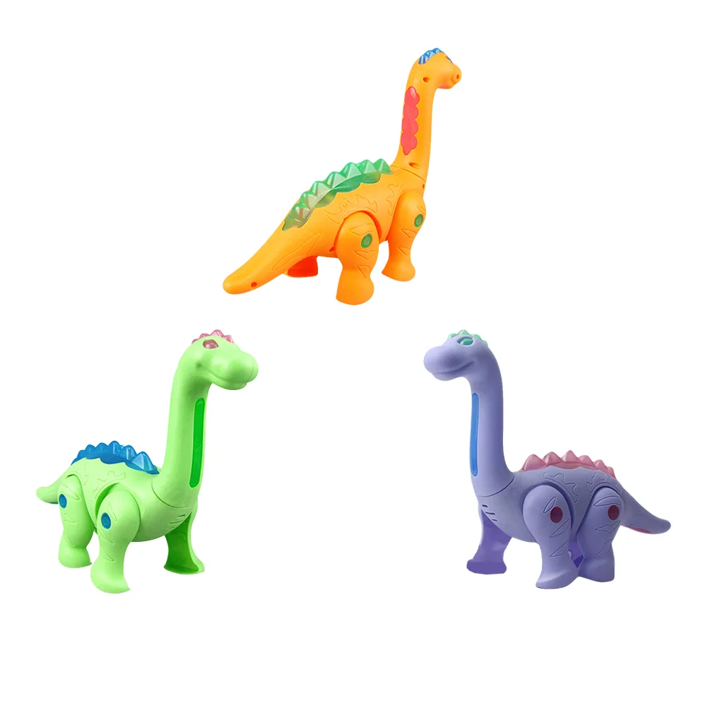 

3Pcs Kids Educational Toys Luminous Musical Plaything Dinosaurs (Random Style)