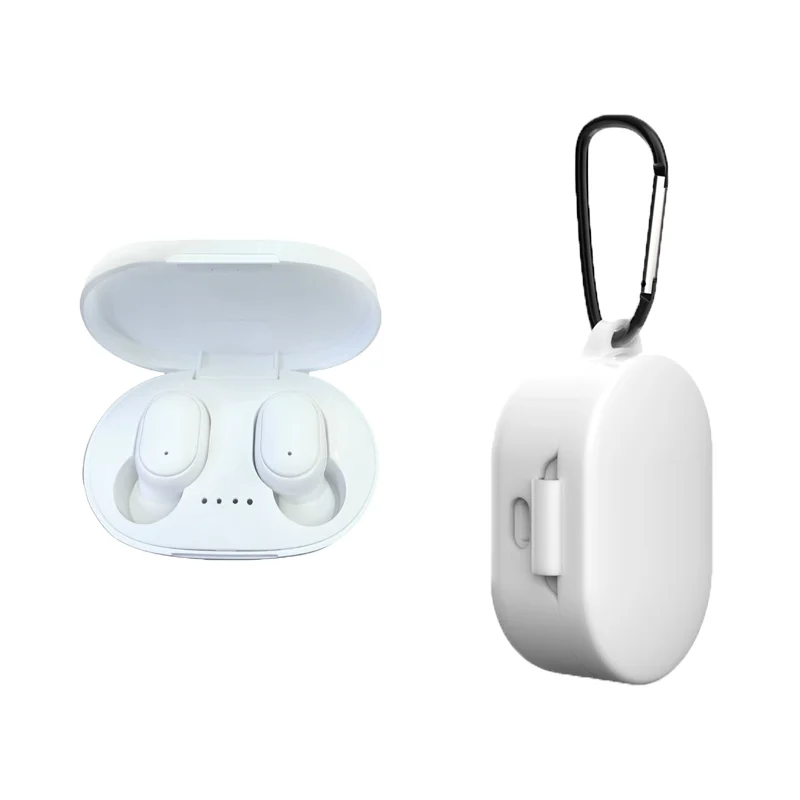 white white A6S беспроводные наушники TWS для Xiaomi Redmi Airdots, наушники Bluetooth 5,0, наушники с шумоподавлением, микрофон для iPhone, huawei, samsung - Цвет: white white