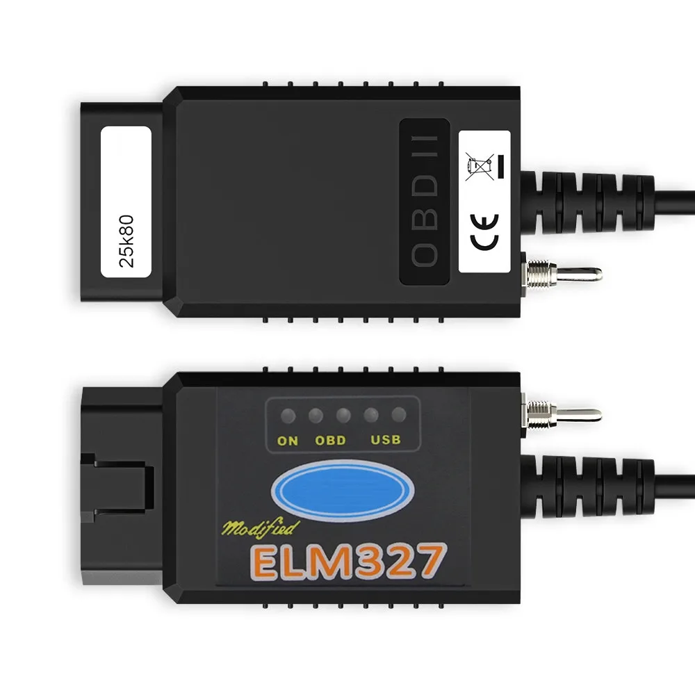 HS-CAN/MS-CAN ELM327 V1.5 USB PIC18F25K80 FTDI/CH340 ELM 327 для Ford FORScan переключатель OBD OBD2 сканер Авто