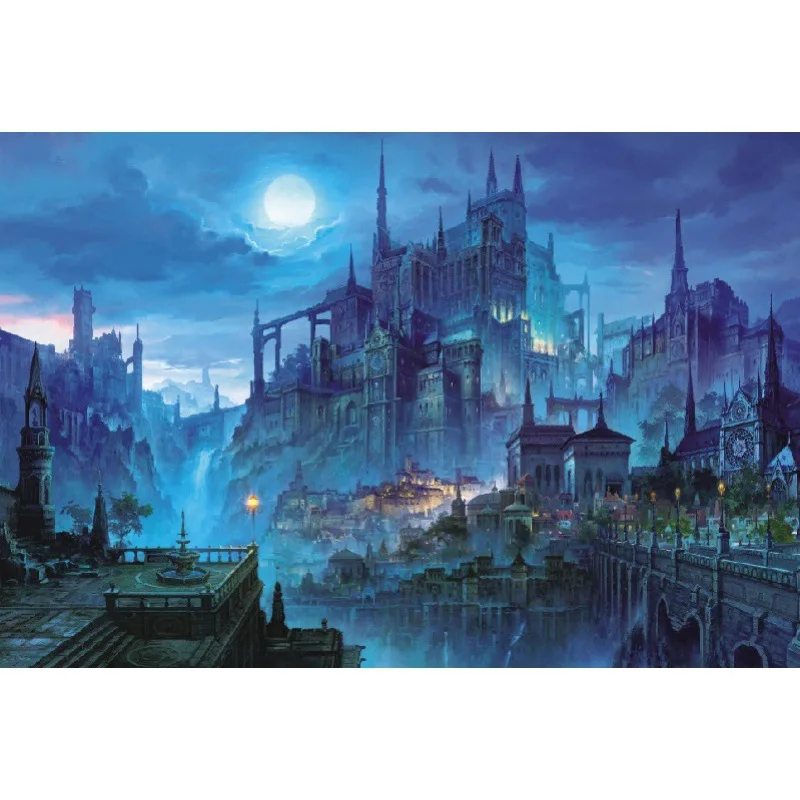 

1000 Pieces Jigsaw Puzzle Cartoon Painting Old Master Brain Game Toy Wholesale AAA Card Paper Puzzle For Adults 2021 Gift